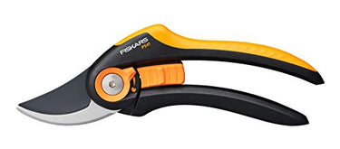 Fiskars Bypass-Gartenschere, Plus SmartFit, P541, Für frische Äste und Zweige, Antihaftbeschichtet, Edelstahl-Klingen, Länge: 20,1 cm, Schwarz/Orange, 1057169 im Sale